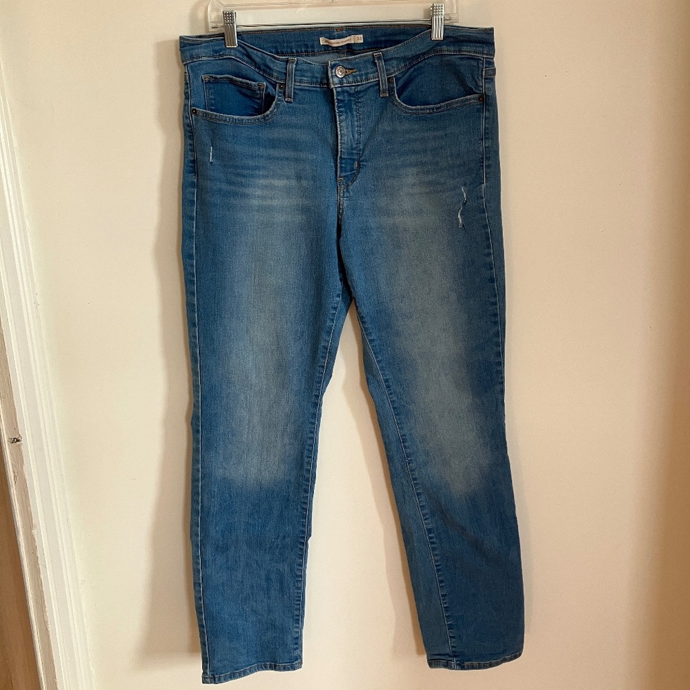Levi's Shaping Straight stonewashed jeans - Size 33
